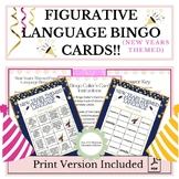 60 New Years Themed Figurative Language BINGO Cards!!