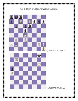 Preview of 60 One Move Checkmate Puzzles