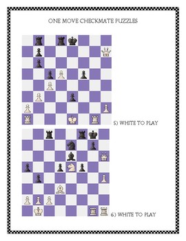 CHAPTER 6 DOUBLE CHECKS Diagram 157 - White checkmates in 1 move!