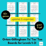 60+ Orton-Gillingham Games - Tic-Tac-Toe - All Levels - Sc