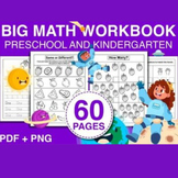 60 Pages Big Math Activity and Workbook for Kids