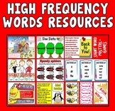60 SIGHT WORDS / HIGH FREQUENCY WORDS ACTIVITIES