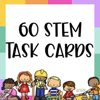 Preview of 60 STEM Task cards for the Primary Classroom