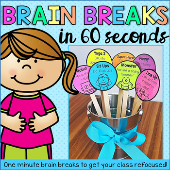 Preview of Brain Breaks in 60 Seconds- Classroom Management