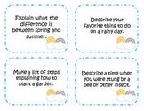 60 Spring Writing Prompts and Story Starter Task Cards