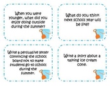 60 Summer Writing Prompts and Story Starter Task Cards
