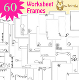 60! Worksheet Frames
