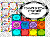 153 Conversation starter cards (2 sets) - great for social