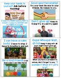 62 Social Skills Posters+ Youtube Links (Kindness, hands t