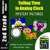 Telling Time To The 5 Minutes Worksheets 2nd Grade Analog 