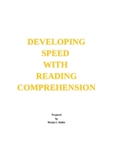 62PG.PKT.DEVELOPING SPEED WITH READING COMPREHENSION