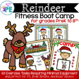 63 Fun and Easy Reindeer PE & Brain Break Fitness Boot Cam