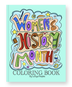 Preview of 63 Page Women’s History Month Coloring and Activity Book
