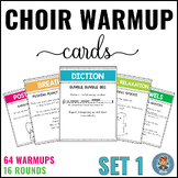 64 Choir Warm Up Cards and Rounds