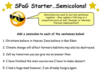 64 SPaG Spelling Punctuation And Grammar Starter