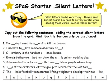Preview of 64 SPaG (Spelling, Punctuation and Grammar) Starter Activities!