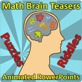 Math Brain Teasers - Bell Ringers - Logic Puzzles