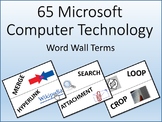 65 Microsoft Computer Technology Word Wall Terms