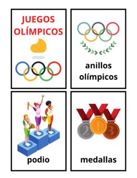 Olympic Sport Vocabulary