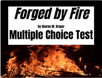 Preview of 68-Question Multiple Choice Test for Forged by Fire by Sharon Draper