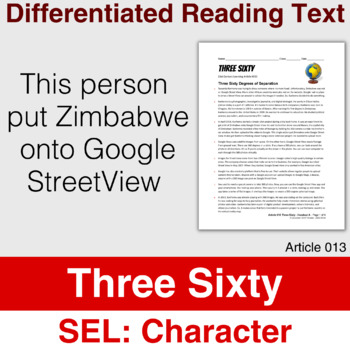 Preview of 6Cs Article 013: This person put Zimbabwe onto the 360 map - CHARACTER - Easel