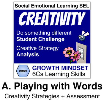 Preview of 6Cs Creativity A: Introduction | Playing with Words | Social-Emotional Learning