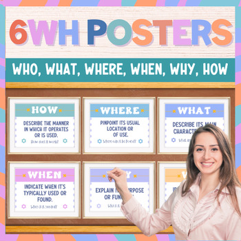 Preview of Speech Therapy Room Decor 6WH Poster Bulletin Board SLP Therapist and Language