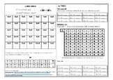 6x table worksheet (Back-to-Back page) - DIFFERENTIATED