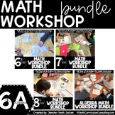 6th, 7th, 8th & Algebra Grade Math Workshop Bundle Math St