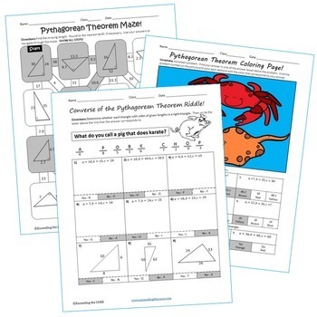 6th 7th 8th grade math mazes riddles coloring pages bundle tpt