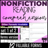 6th 7th Grade Nonfiction Reading Comprehension Passages Se