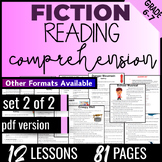 6th 7th Grade Fiction Reading Passages with Comprehension 