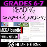 Grade 6-7 Reading Comprehension Passages & Questions: Animals, Geography, Sports