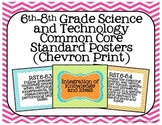 6th-8th Grade Science and Technology Common Core Posters- 