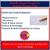 6th- 8th Grade TerraNova Science Practice Test