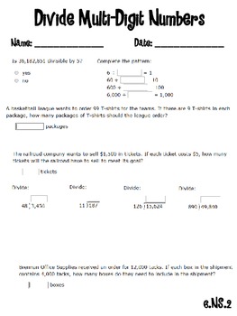 6th Common Core Math Homework Printables *All Standards ...
