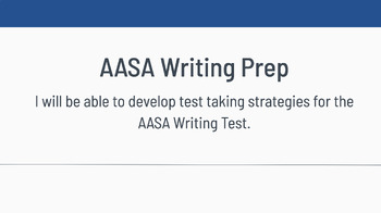 Preview of 6th Grade AASA Writing Prep Unit