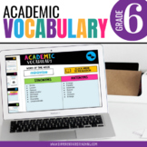 6th Grade Academic Vocabulary: Digital activities to boost
