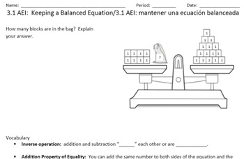 Preview of 6th Grade Algebraic Expressions Slides