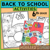 6th Grade All About Me Book - Back to School Activities - 