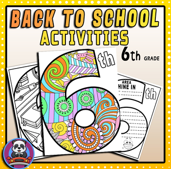 Preview of 6th Grade All About Me Book - Back to School Activity - All about me booklet