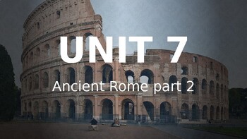 Preview of 6th Grade: Ancient Rome: Part 2