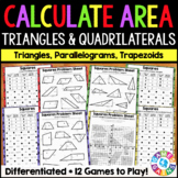 Area of Triangles, Parallelograms, Trapezoids, Composite F