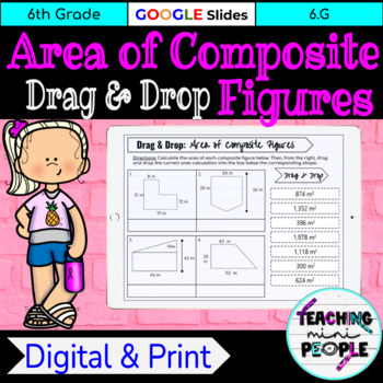 Preview of 6th Grade Area of Composite Figures
