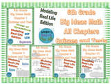 6th Grade Big Ideas Math All Chapter Quizzes and Tests Bun