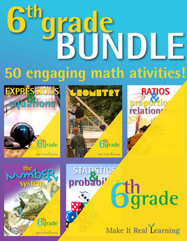 Preview of 6th Grade - Bundle - 50 Activities