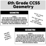 6th Grade CCSS (Geometry)