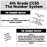 6th Grade CCSS (The Number System)