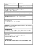 6th Grade CMP3 Lesson Plan -Let's Be Rational - Check-Up 1