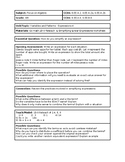 6th Grade CMP3 Lesson Plan - Variables and Patterns - Expr